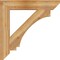 Ekena Millwork Imperial Slat Rough Sawn Bracket, Western Red Cedar, 6"W x 38"D x 38"H BKT06X38X38IMP06RWR - alternate 4